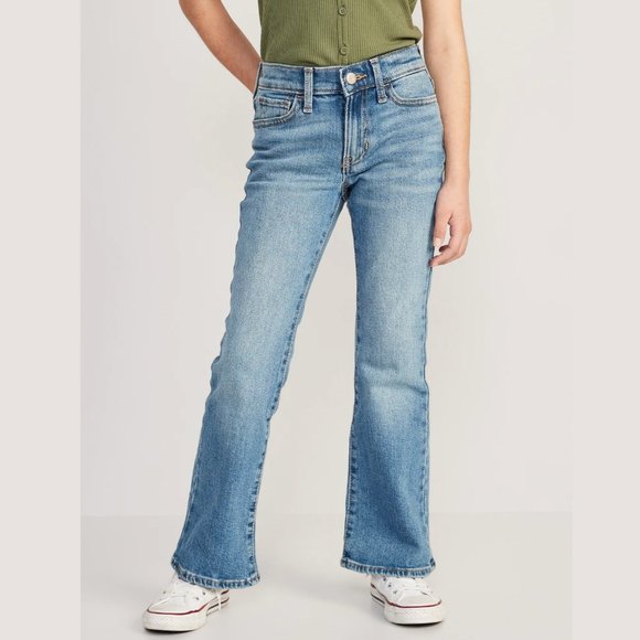 Old Navy Other - Old Navy Girls High-Waisted Built-In Tough Flare Jeans in Light Wash Size 14 NWT